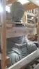  Product image 4 of the product “Seated Buddha made of high value riverstone with the hand gesture “meditation”, height 76cm. Stonemason’s work ”